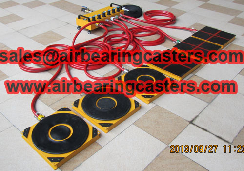 Modular air casters applied for moving massive loads from assembly to shipping - Image 2