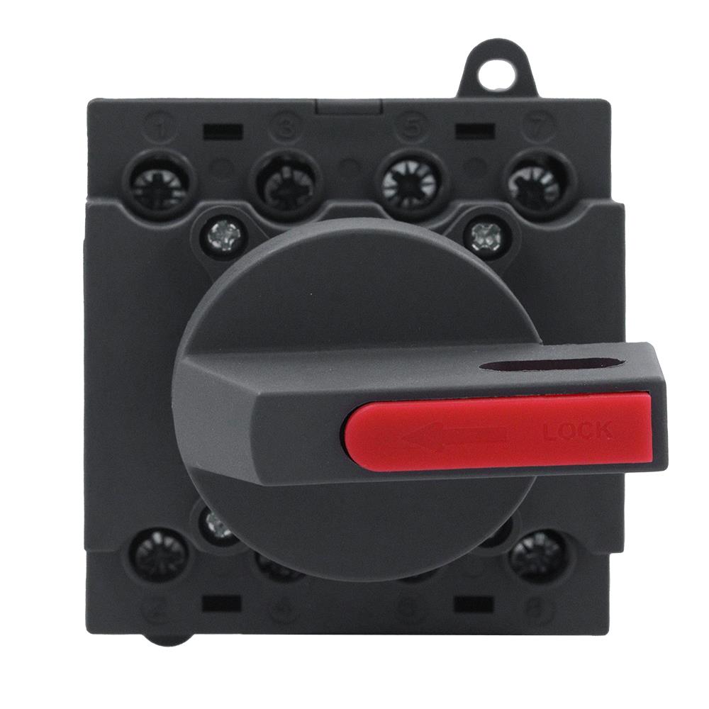 Side profile of the high-voltage DC switch