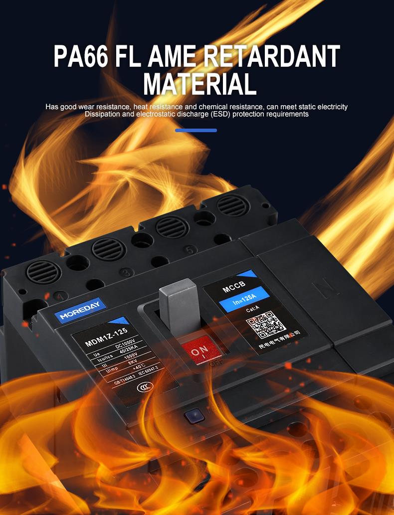 MCCB flame retardant material detail