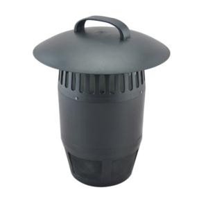 Outdoor mosquito trap in garden setting