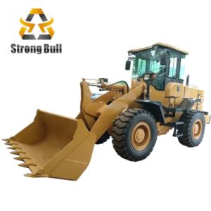Robust motor grader on a construction site