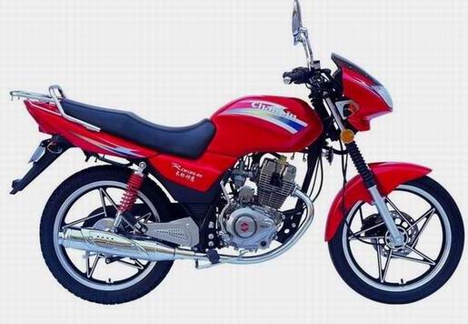 Classic Single-Cylinder Motorcycle
