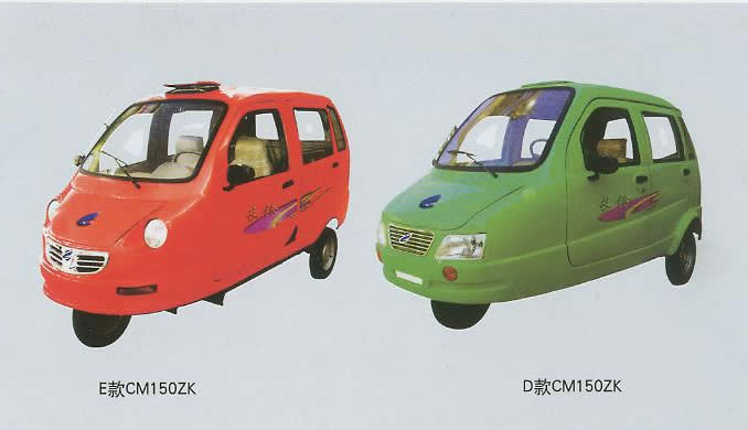 Three-Wheeled Enclosed Motorcycle
