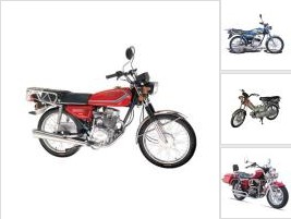 Vintage Style Motorcycle