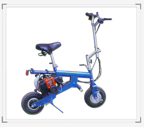 Gasoline Powered Step-Through Motorcycle