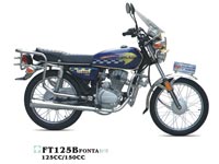 Street Motorcycle with Single-Cylinder Engine