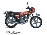 Commuter Motorcycle with Luggage Rack
