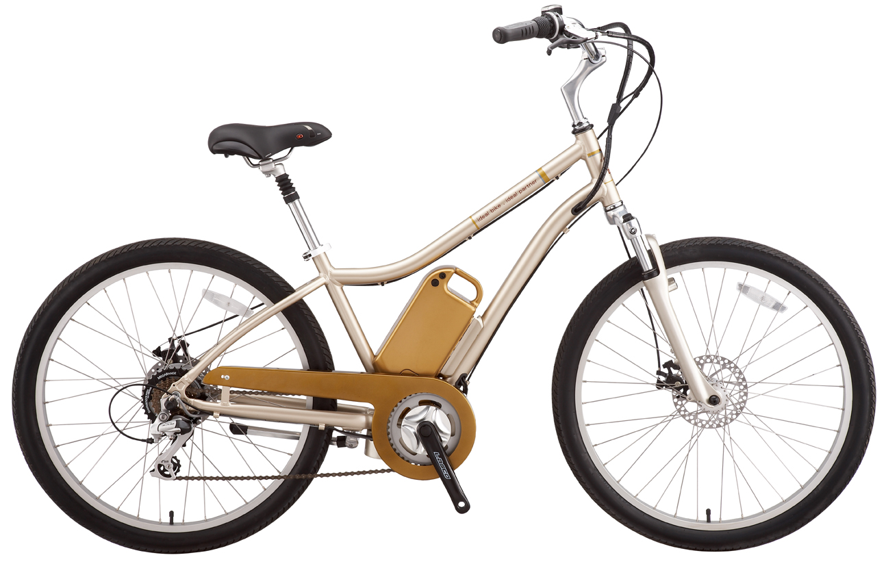 Electric Step-Through Bicycle with Pedal Assist