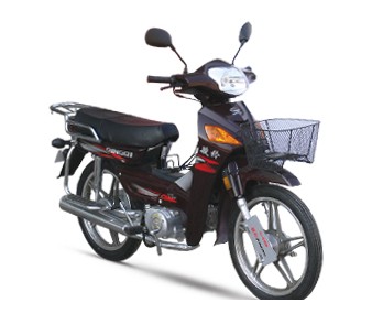 Urban Commuter Motorcycle with Basket