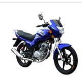Blue Standard Motorcycle