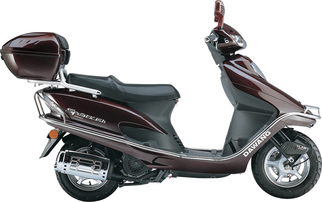 Urban Commuter Motorcycle with Step-Through Frame