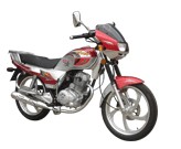 Red and Silver Urban Motorcycle