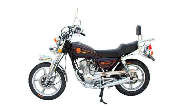 Black and Chrome Cruiser Motorcycle