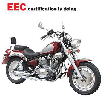 Cruiser Motorcycle with V-Twin Engine