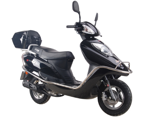 Urban Motor Scooter with Step-Through Frame