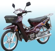 Step-Through Urban Commuter Motorcycle