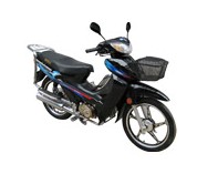 Step-Through Motorcycle with Basket