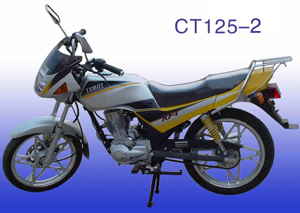 Silver and Yellow Single-Seat Motorcycle