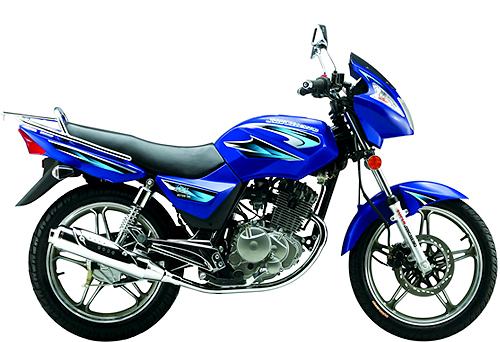 Step-Through Frame Motorcycle with Luggage Rack