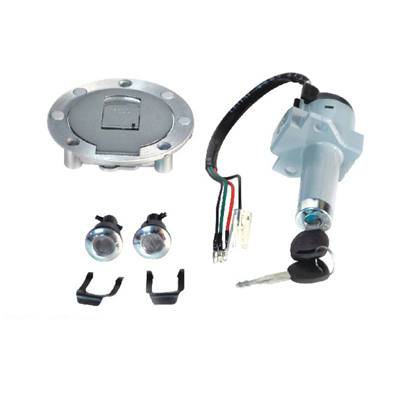 Motorcycle Ignition Switch, Fuel Cap, and Seat Lock Set