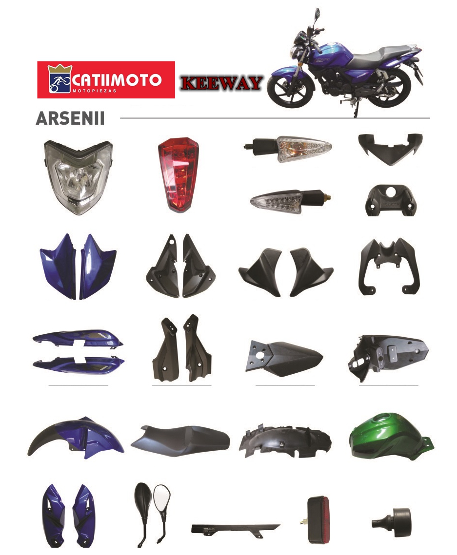 MOTORCYCLE PLASTIC PARTS(KEEWAY/HONDA/ITALIKA) - Image 2