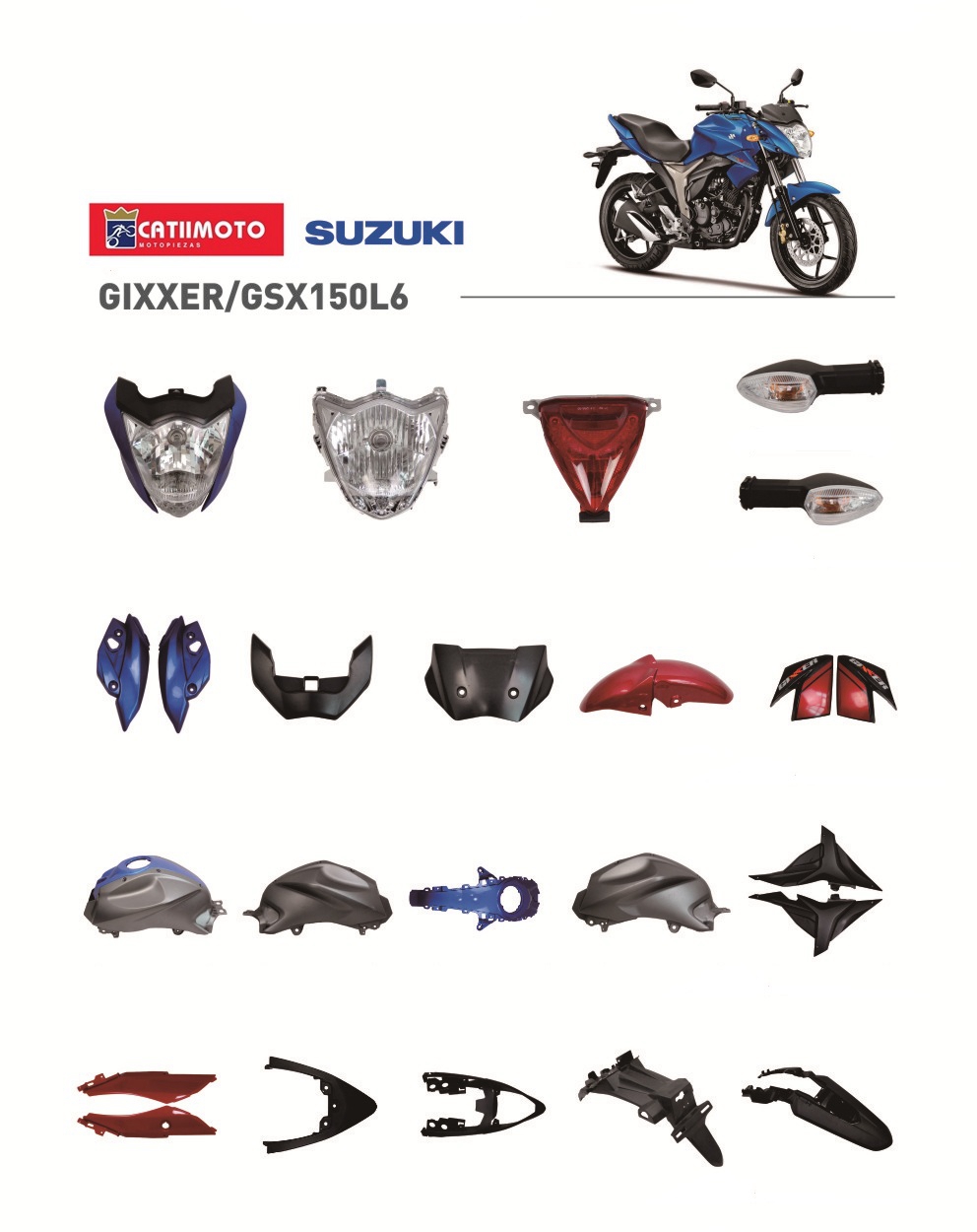 MOTORCYCLE PLASTIC PARTS(SUZUKI/YAMAHA) - Image 2