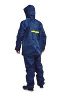 Waterproof Motorcycle Rain Suit with Reflective Stripe