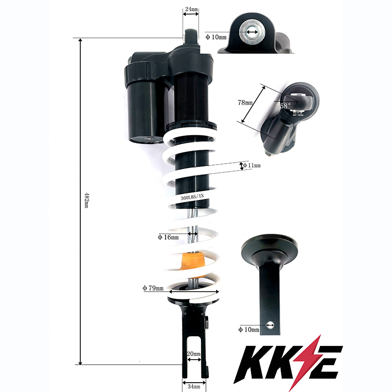 Motorcycle Rear Shock Absorber A46A0C - Image 3