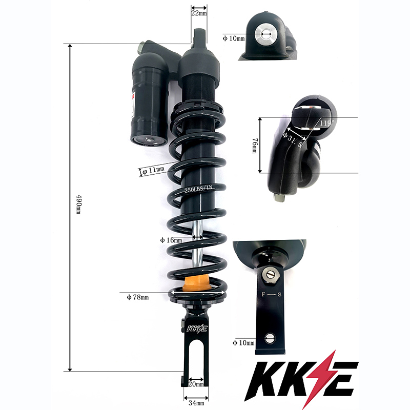 Motorcycle Rear Shock Absorber A46A0D - Image 3