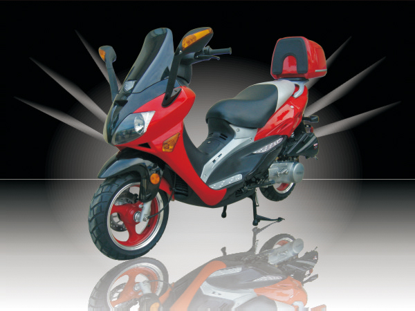 150cc Gas Scooter with Step-Through Frame