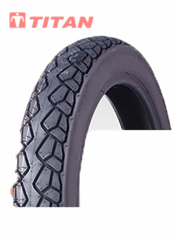 Motorcycle tire profile view