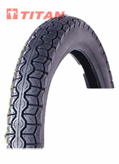Side profile of motorcycle tyre