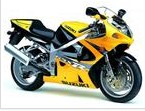 Four-Cylinder Sport Motorcycle with Aerodynamic Fairing