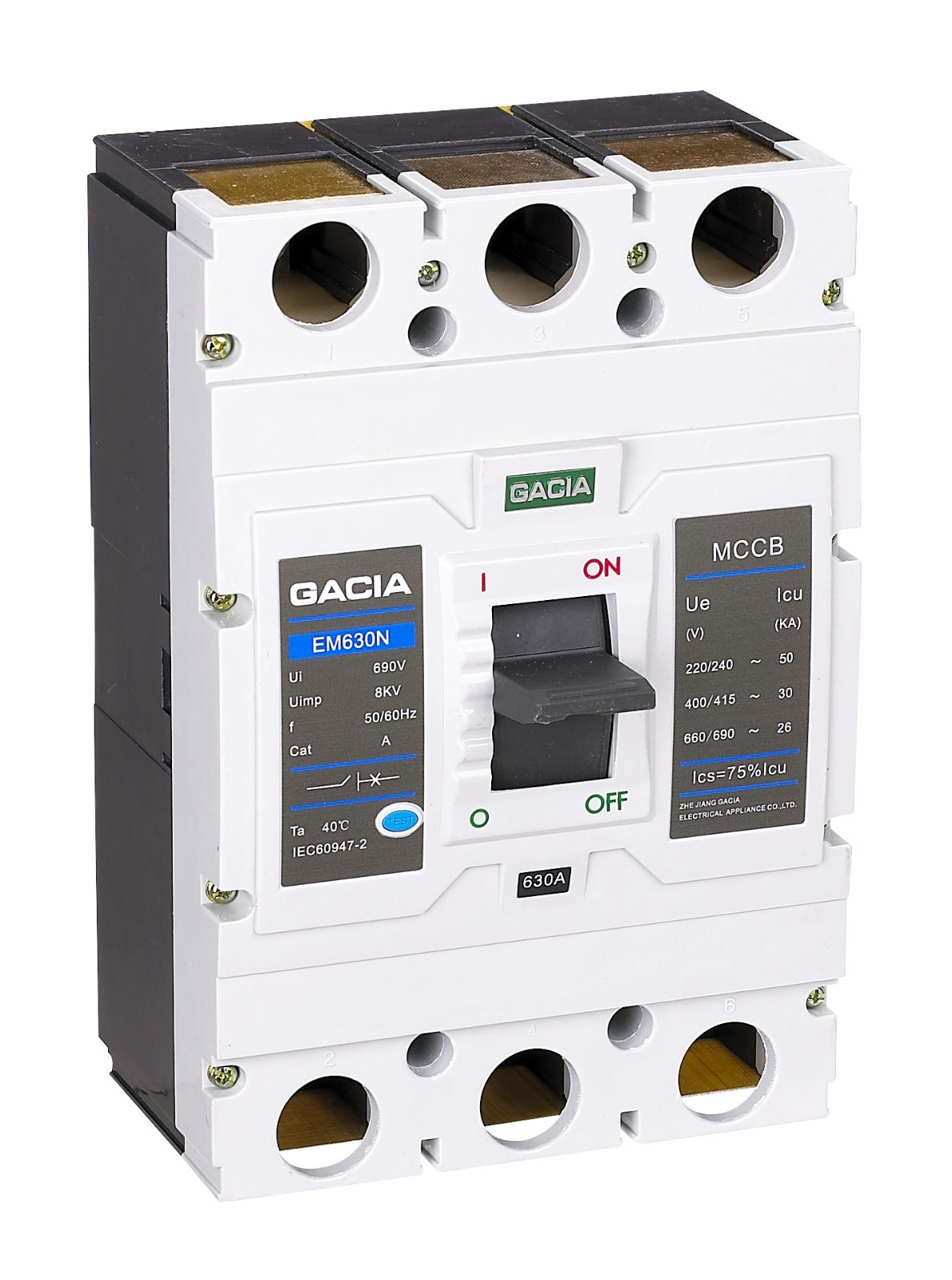 Molded Case Circuit Breaker 630A