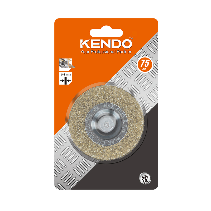 Crimped Copperized Wire Wheel Brush