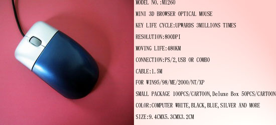 Mini 3D Optical Mouse