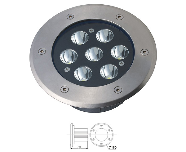 In-Ground LED Spotlight for Outdoor Use