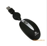 Retractable Cord Optical Mouse