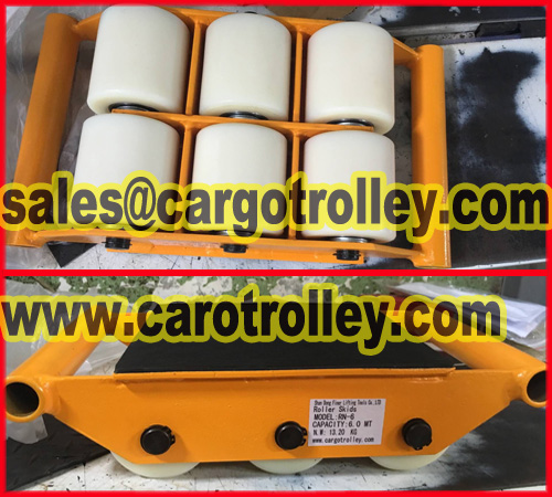 6.0-Ton Capacity Heavy Equipment Roller Skids