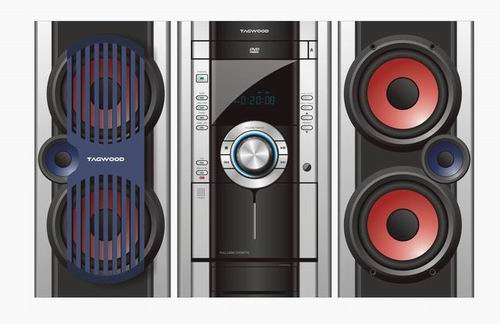 Home Audio System with DVD Player
