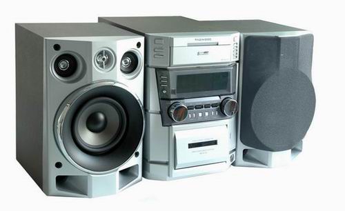 Stereo System with 5-Disc CD Changer