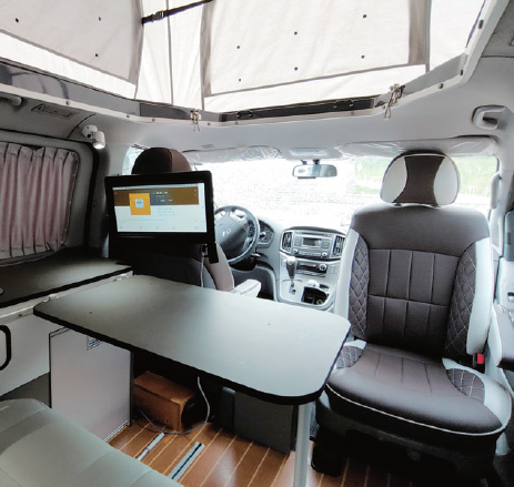 Multi-Purpose Vehicle with Pop-Up Camper