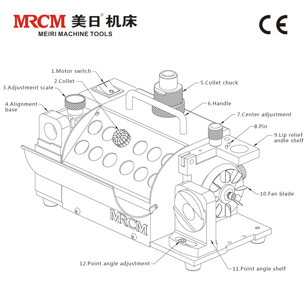 3-13mm Electric Drill Bit Sharpener