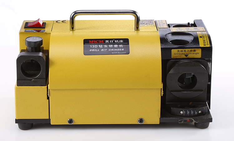 Side profile of the drill sharpener