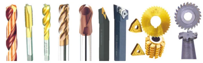 Various cutting tools and inserts