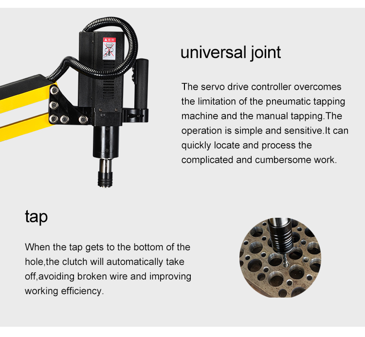 Diagram showing the servo drive controller and automatic clutch mechanism