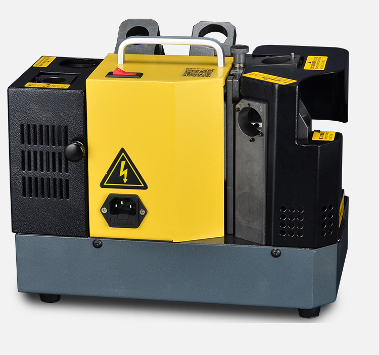 Front view of the compact grinding machine