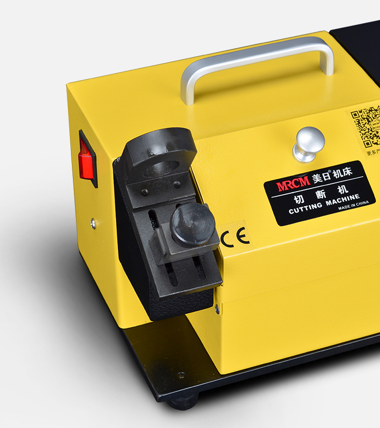 Close up of the grinding machine controls