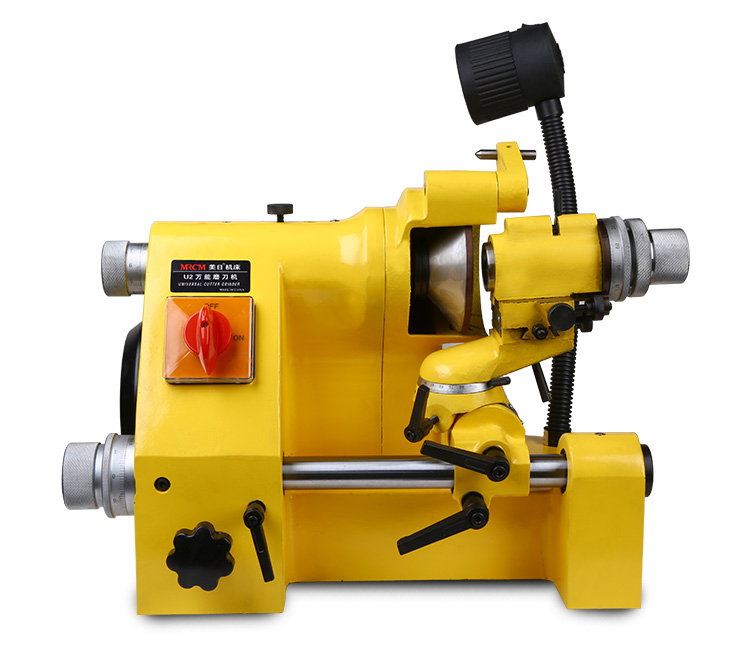 Side profile of the universal cutter grinder