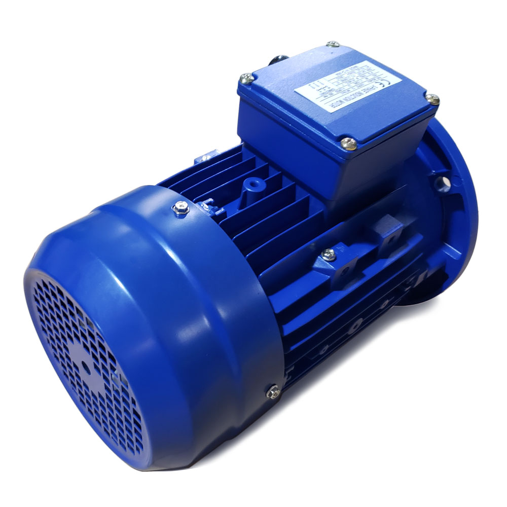 Three-Phase Induction Motor with Finned Aluminum Housing